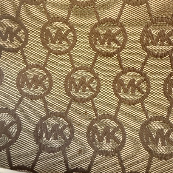 Michael Kors Brown Logo Clutch - Picture 3 of 4